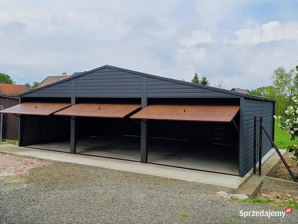Garaże blaszane na każdy wymiar mocny trapez Kościerzyna