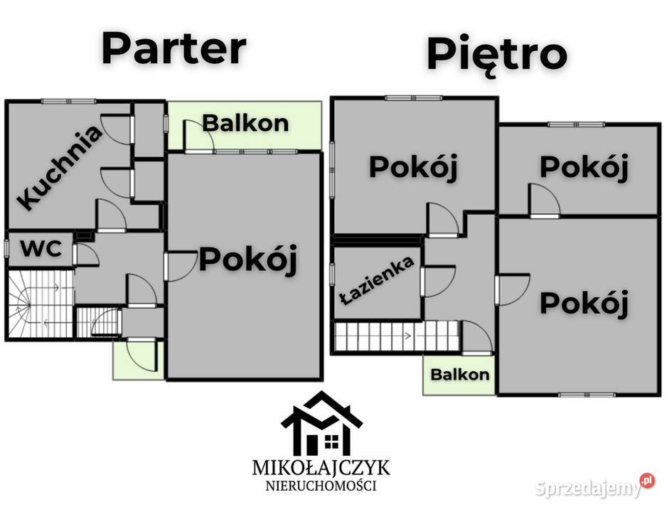 Dom wolnostojący z garażem w Sępopolu 96 m2 Sępopol