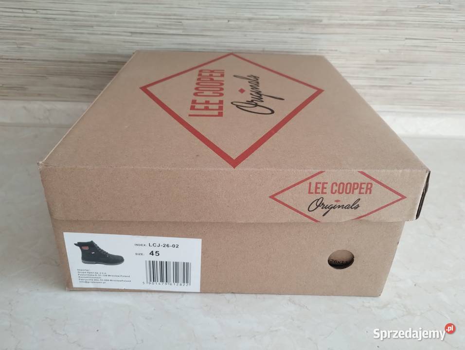 NOWE Buty męskie zimowe sznurowane z zamkiem 45 sprzedam