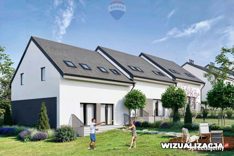 Nowoczesny dom z ogródkiem w otulinie lasu Gniewomirowice