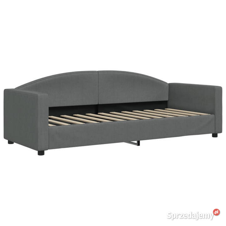 Sofa z materacem do spania ciemnoszara tkanina Warszawa sprzedam