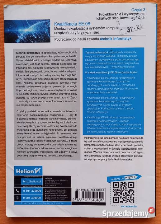 Kwalifikacja EE08 część 3 Projektowanie i mazowieckie Małkinia Górna