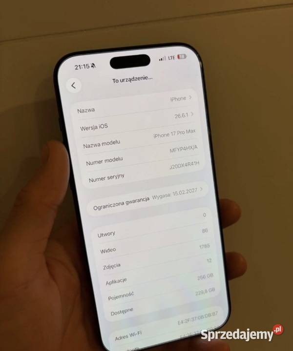 iPhone 16 Pro 128 Gb wielkopolskie Ostrów Wielkopolski