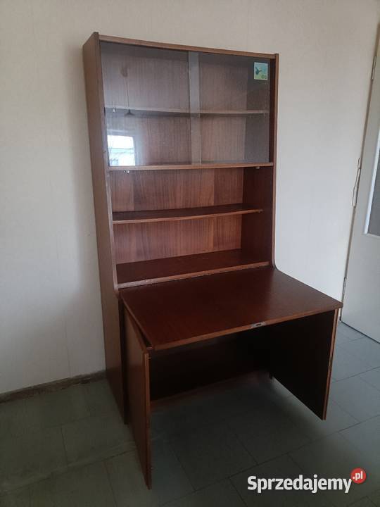 Sekretarzyk biurko rozkładane stare czasy PRLu Łódź