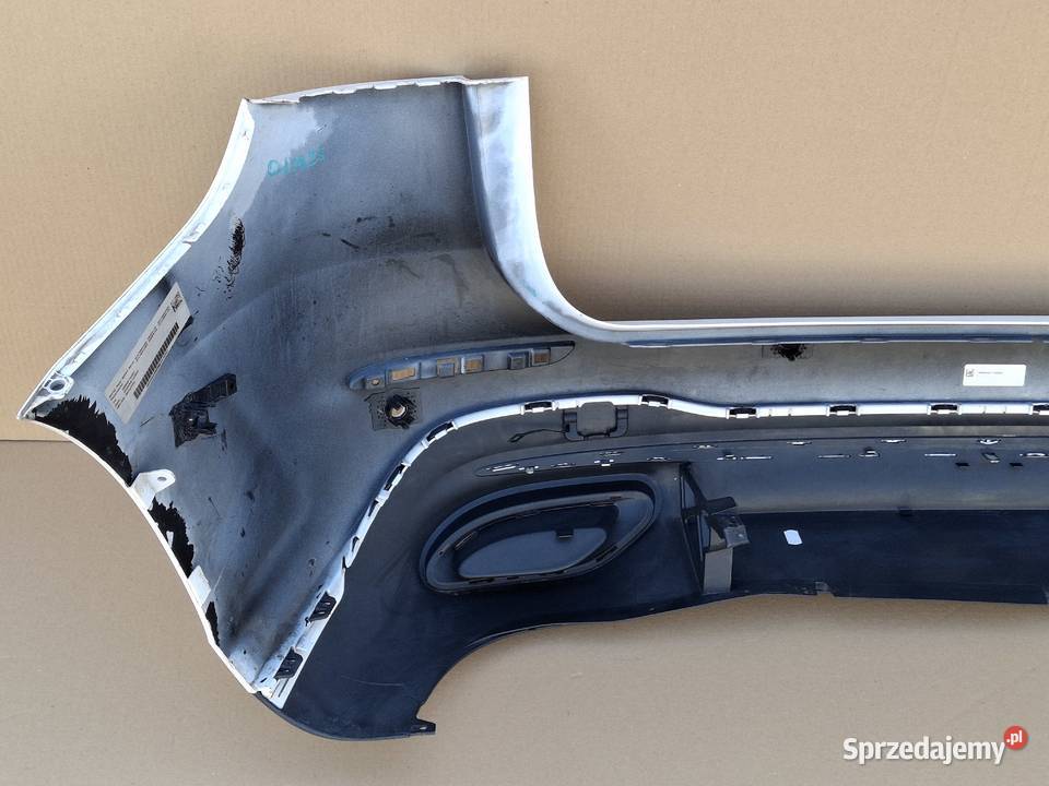 MERCEDES BKLASA W247 ZDERZAK TYŁ TYLNY PDC osobowe Bieleń