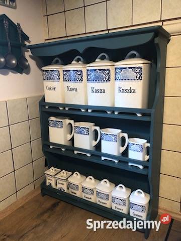 Rustykalne półki kuchenne mazowieckie Błędów