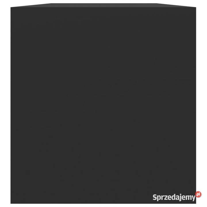 Szafka na winyle czarna 71x34x36 materiał Pozostałe