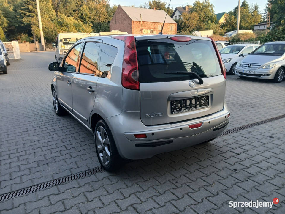 Nissan Note 16i klima navi alufelgi czujniki Gryfino