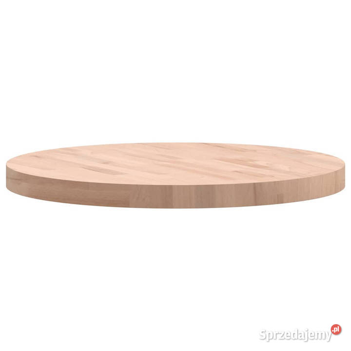 Blat do stołu 60x4 okrągły lite drewno bukowe Blaty sprzedam