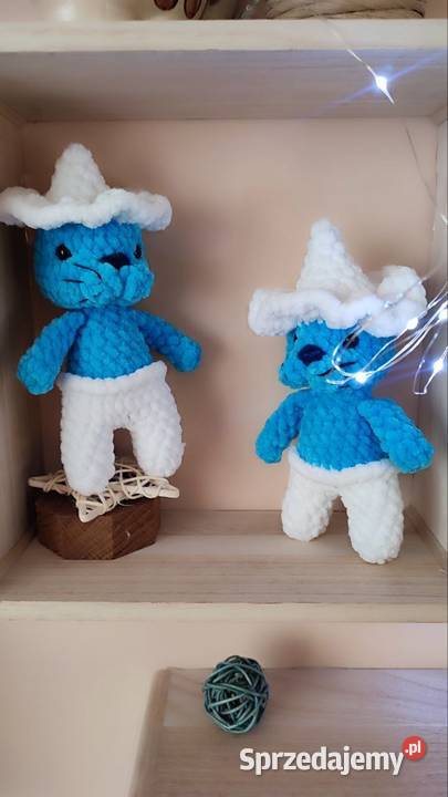 Szydełkowy zabawk szydełkowy smurfkot