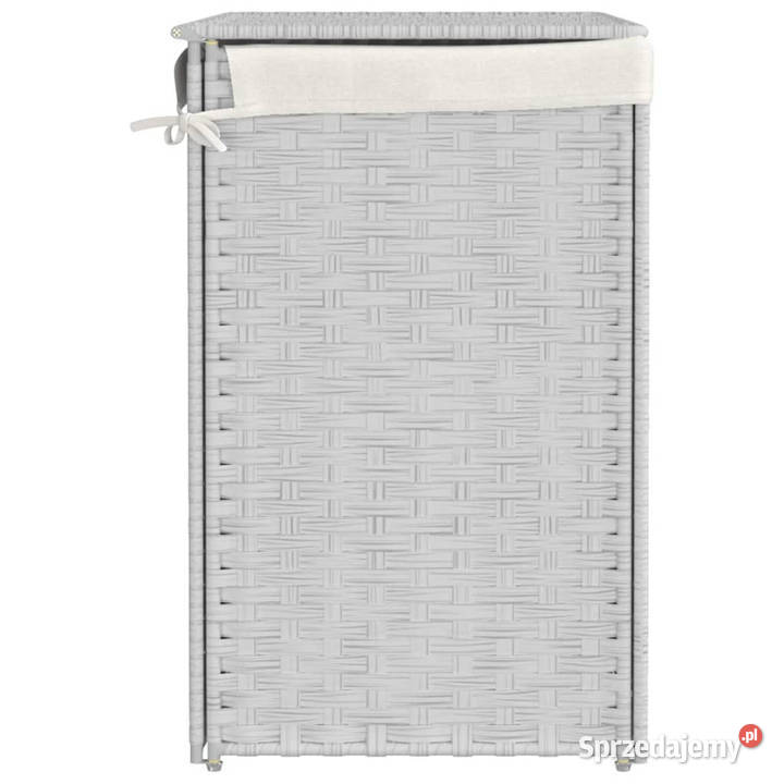 Kosz na pranie z 2 komorami biały 53x35x57 Warszawa sprzedam