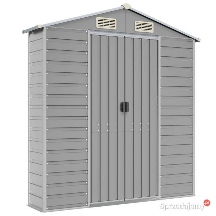 Szopa ogrodowa jasnoszara 191x980x198 stal Warszawa sprzedam