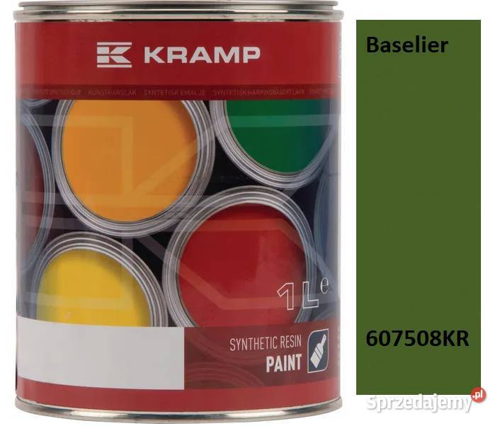 LAKIER KRAMP do maszyn Baselier 607508KR zielony Lakiery Kowale Oleckie
