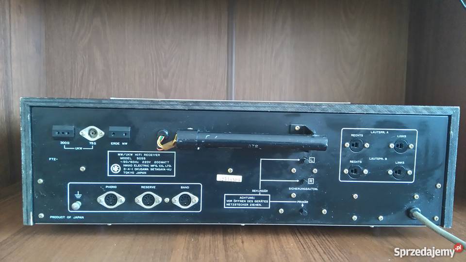 Amplituner marki nikko orginalny japoński Bogacica