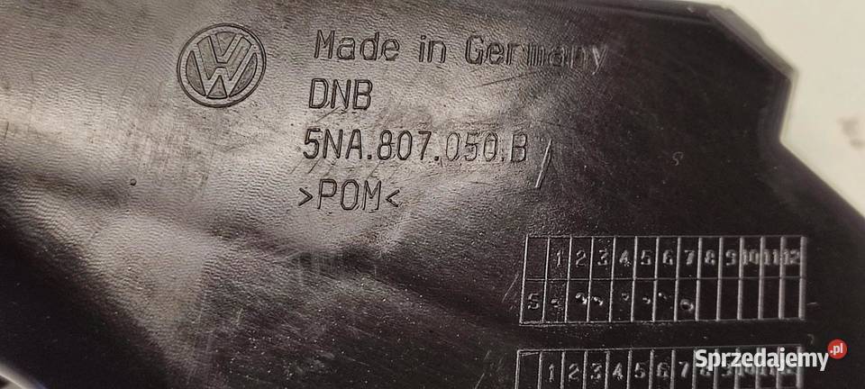 VW TIGUAN II ŚLIZG ZDERZAKA PRAWY PRZÓD