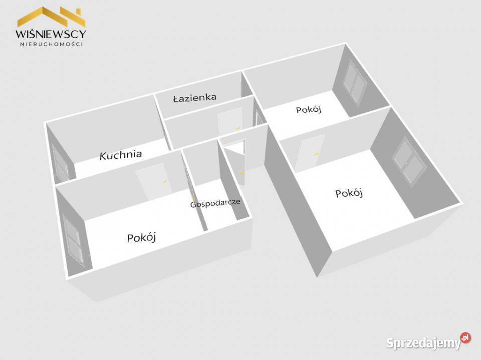 3 pokoje bezczynszowe 63m2 1 ptdziałka i garaż