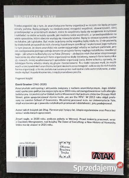 Fragmenty antropologii anarchistycznej David łódzkie Bełchatów