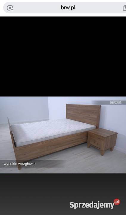 Łóżko bergen brw 160x200 Biłgoraj