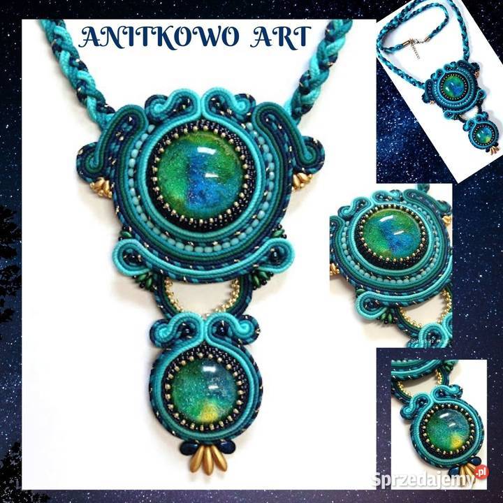 NASZYJNIK MORSKI Z PODWÓJNĄ ŻYWICĄ SUTASZ sprzedam