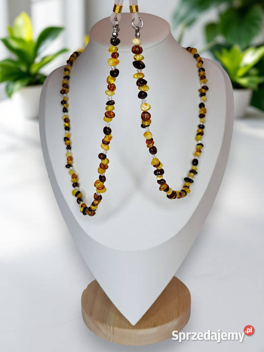 Sznurek do okularów z bursztynu BURSZTYN Warszawa