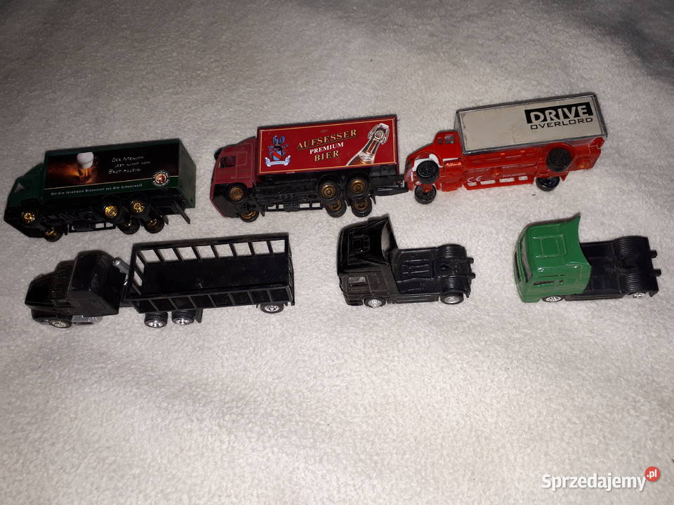 Zestaw samochodówciężarówki Pruszków