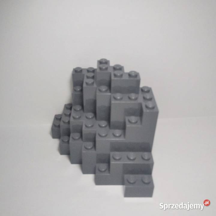 Lego Skała 8x8x6 Dark Bluish Grey Kłaj