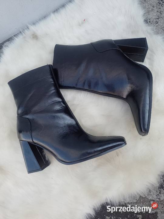 40 ASOS Czarne botki biznesowe z Londynu NOWE czarny Kraków