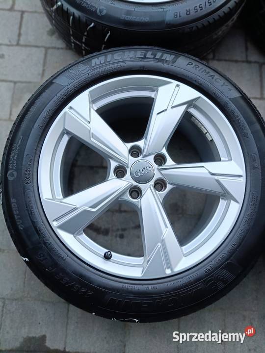 Alufelgi Audi 5x112 ET39 18 z oponami Michelin Elbląg sprzedam