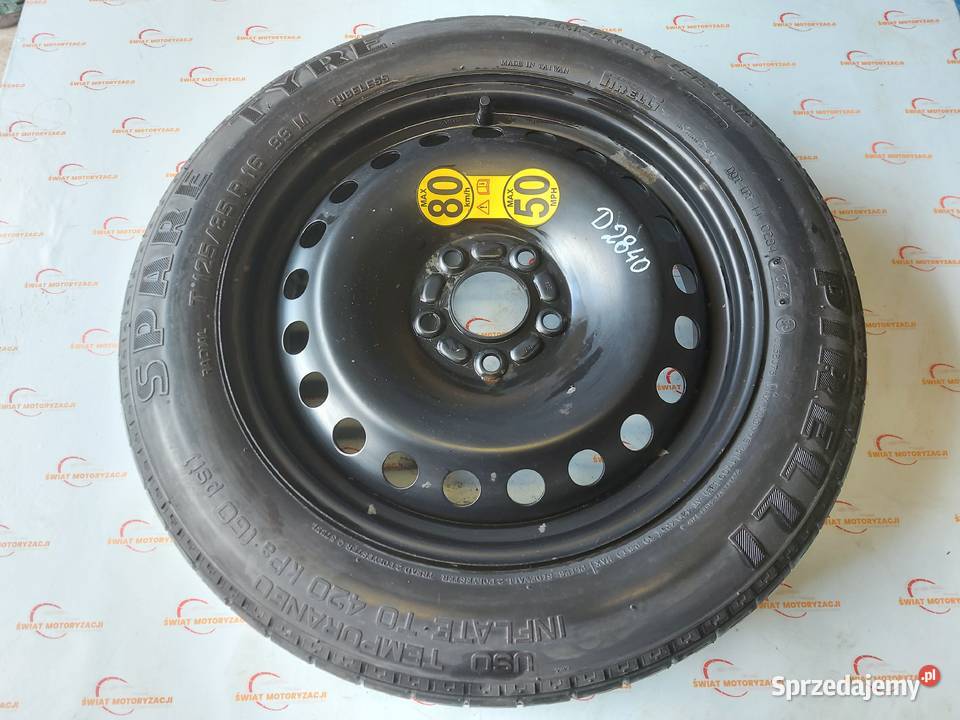 FORD VOLVO koło dojazdowe 1258516 99M 5x108 sprzedam