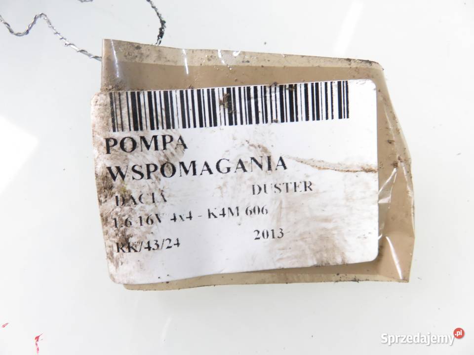 POMPA WSPOMAGANIA DACIA DUSTER 16 16V 4x4 małopolskie