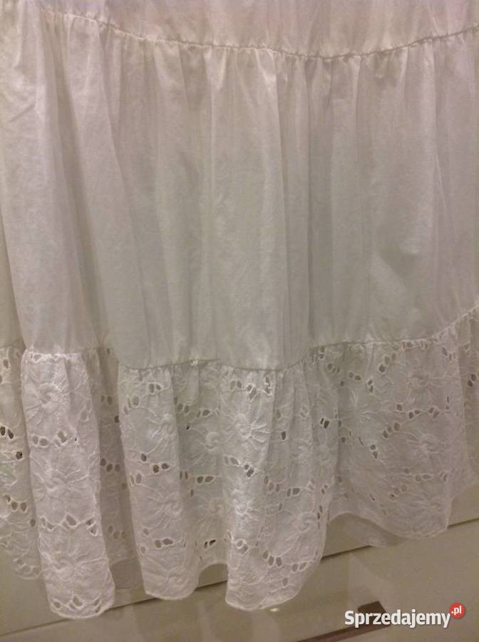 Sukienka Letnia Damska FIZZ STYLE M Biała Haft Nowa Sól