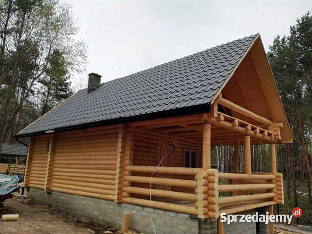 DOM Z BALA 180MM LETNISKOWY 70M2 TARAS BALKON