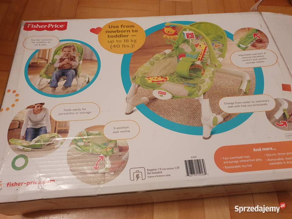 Fisher leżaczek bujaczek Fisher Price Zakliczyn sprzedam