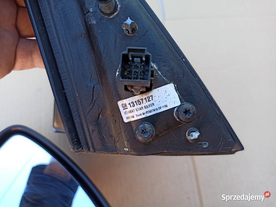 Opel Meriva A lusterko lewe prawe elektryczne dolnośląskie Bolesławiec sprzedam
