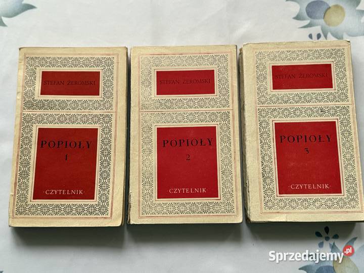 Popiolypowiesc S Zeromskiego w 3 tomachksiazka