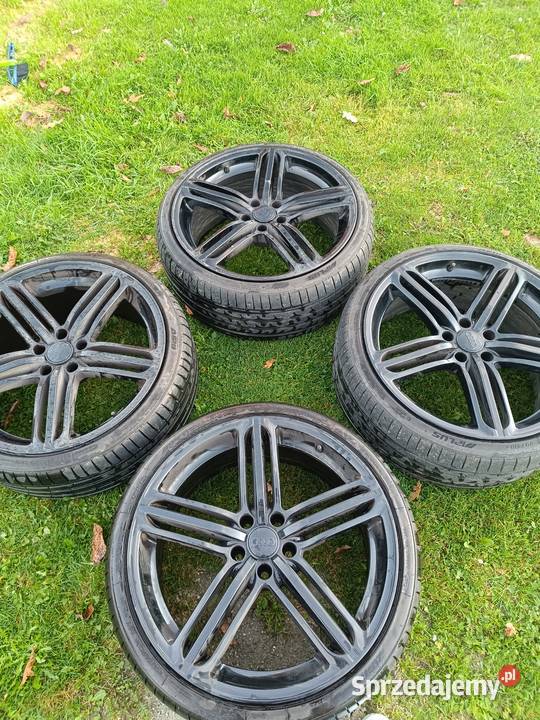 Felgi aluminiowe Audi 20 5x112 z oponami letnimi Lubaczów sprzedam