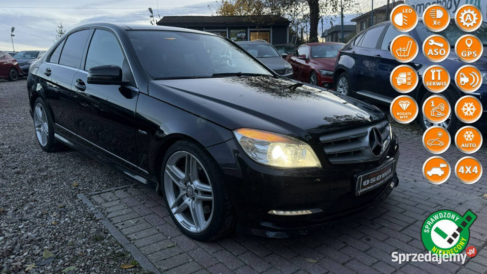 Mercedes C 250 4Matic Automat nabi skóry kamera elektryczne lusterka pomorskie Gdańsk