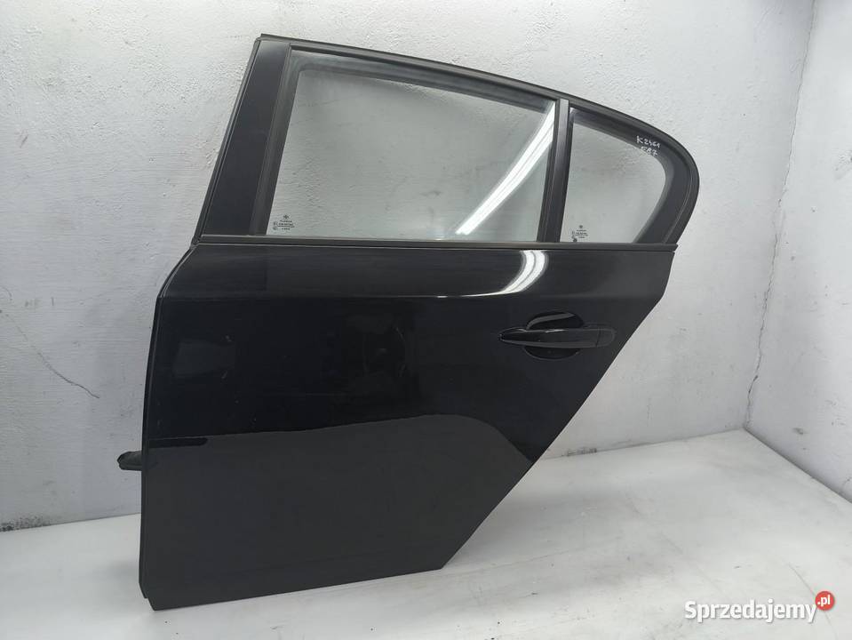 DRZWI LEWY TYŁ KOMPLETNE BMW 1 E87 LIFT SCHWARZ