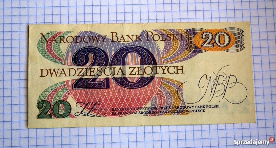 20 ZŁOTYCH 1982 POLSKA ROMUALD TRAUGUTT Piszczac