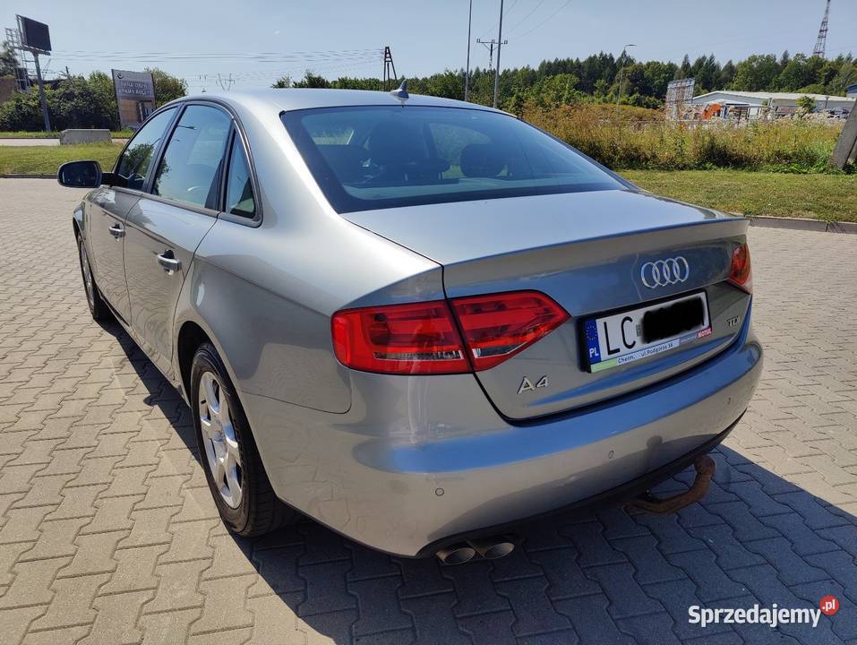 Audi A4 B8 20 TDI CR Skóra Nawigacja Ładna Sedan nieuszkodzony Chełm