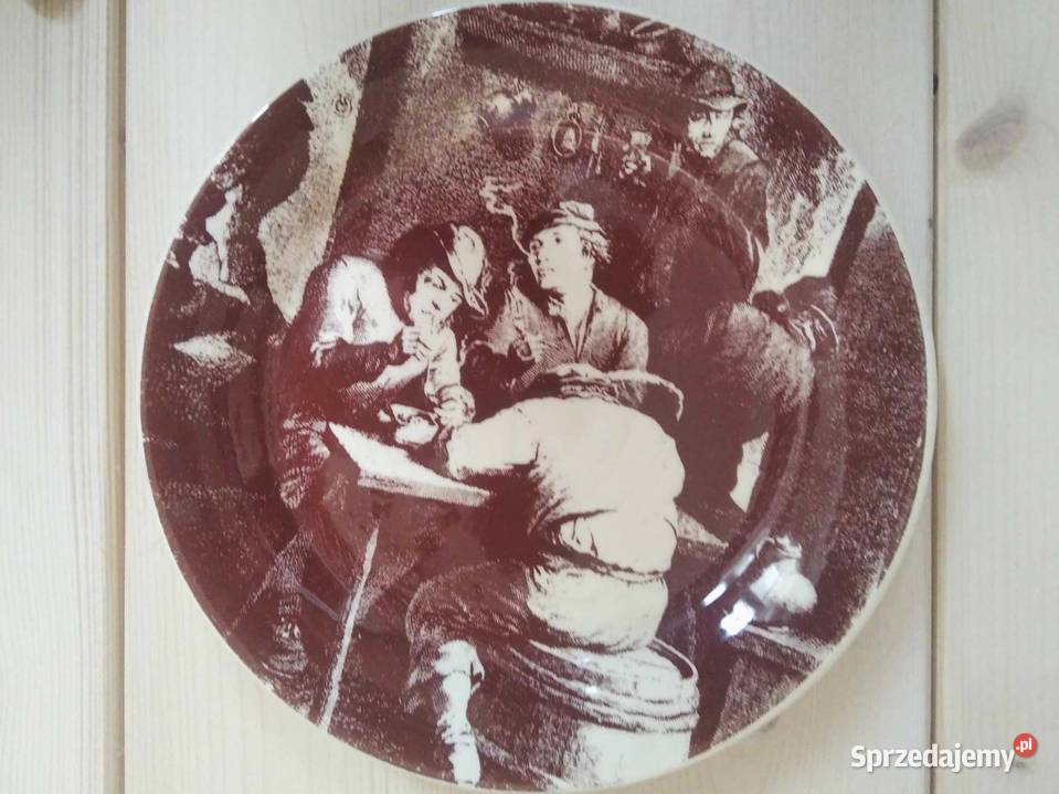 Talerz dekoracyjny na ścianę angielski Ironstone Gdańsk