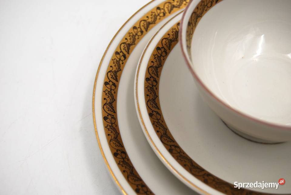 Filiżanka zestaw trio Sonnenberg porcelana Poznań
