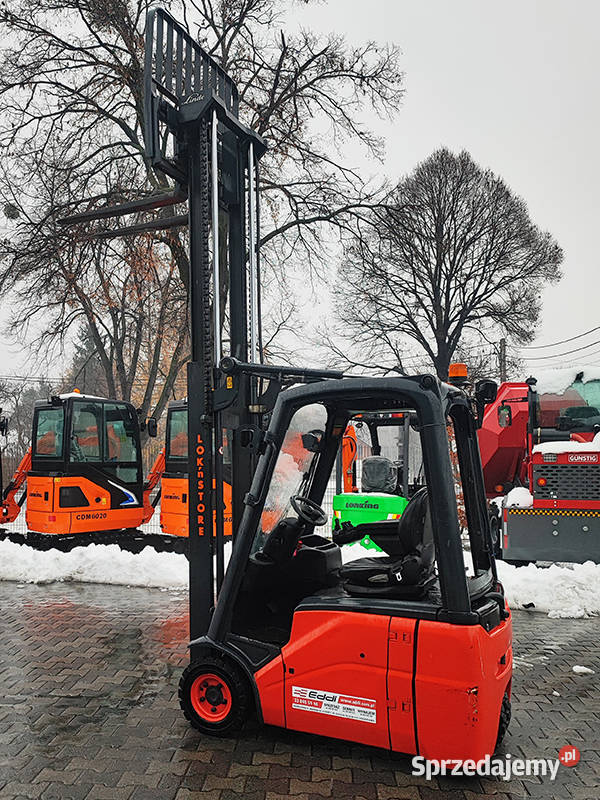 Wózek widłowy elektryczny Linde E16C 16 t duplex