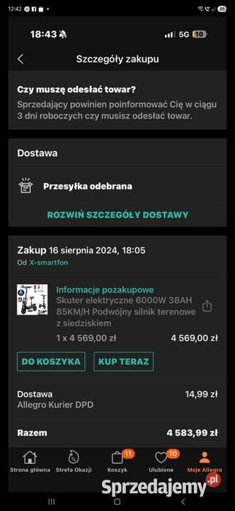 Hulajnoga boyueda s311 lubelskie Niedrzwica Kościelna-Kolonia