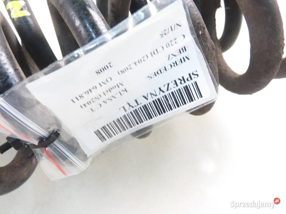 SPRĘŻYNA TYŁ MERCEDES W203 220 CDI