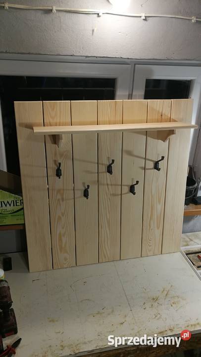 Wieszak drewniany wieszak wiszący garderoba Radków