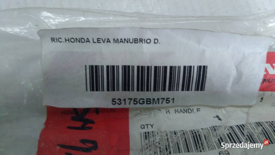 Dźwignia hamulca przedniego ORGINAŁ Honda SFX 50