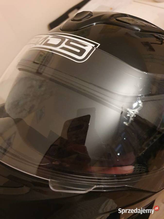 Kurtka L spodnie 42 kask S skóra czarne motocykl Łódź