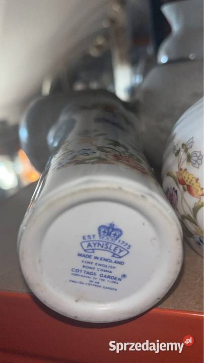Wazonik Cottage Garden Aynsley Made in England Gdańsk sprzedam