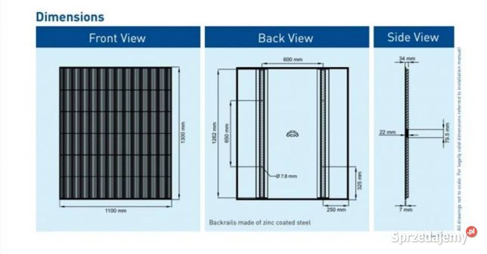 Panele fotowoltaiczne nowe Pozostałe